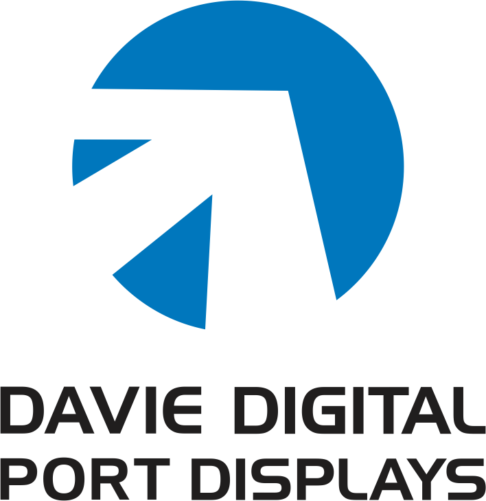 Davie Digital Port Displays signage and name badges Logo