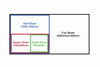 ACM panel and corflute sheet with digitally printed vinyl sizing for price guide