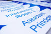 Room Signs, coloured vinly on ACM for colour coordinated building signage